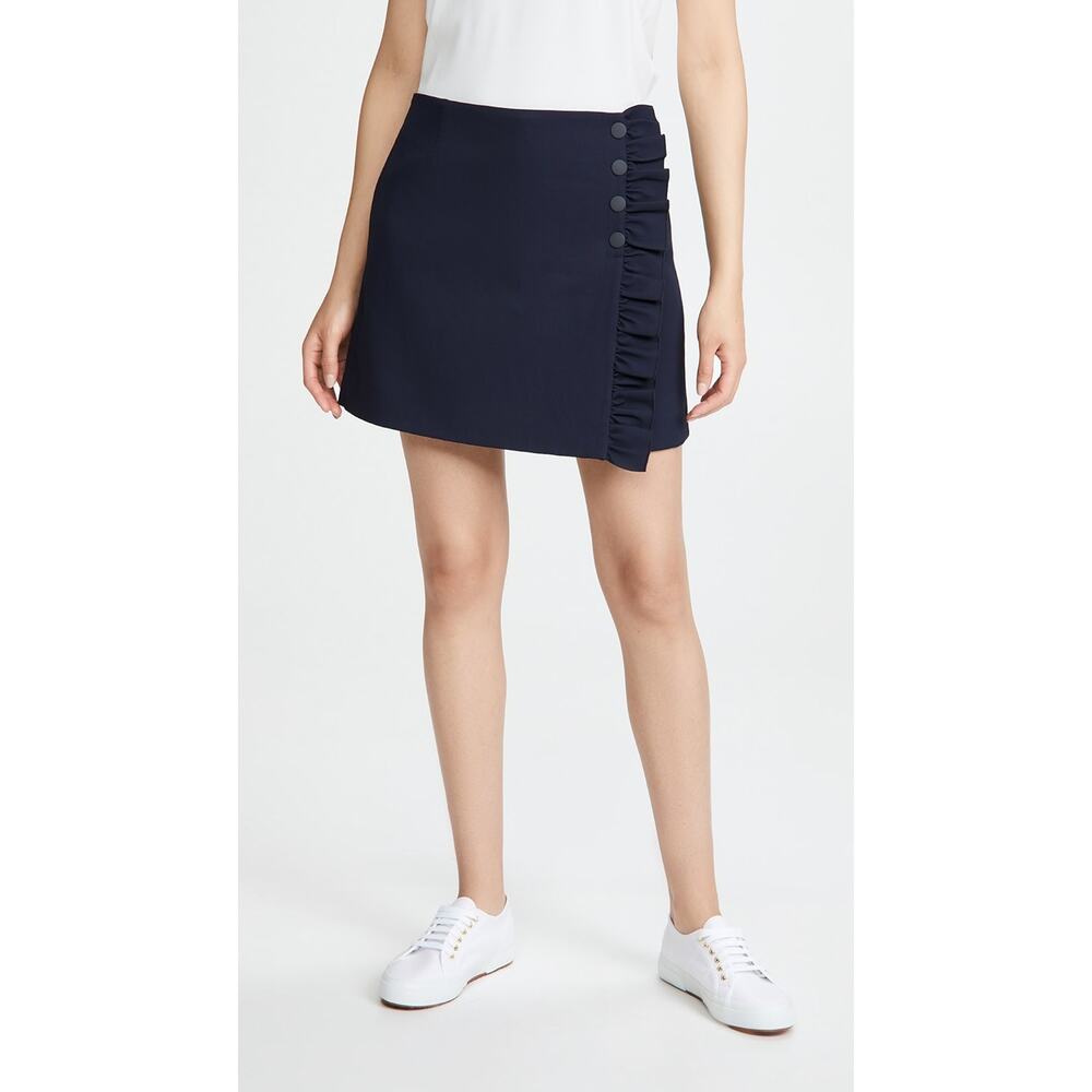 Tory Sport Ruffle Skort Navy Golf Athletic Sleek Technical Shorts Sz L Sporty - Picture 6 of 15